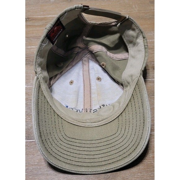Quiksilver Hat Tan Beige VTG 90s Embroidered Skater Surf Grunge Cap Snapback - Picture 4 of 7